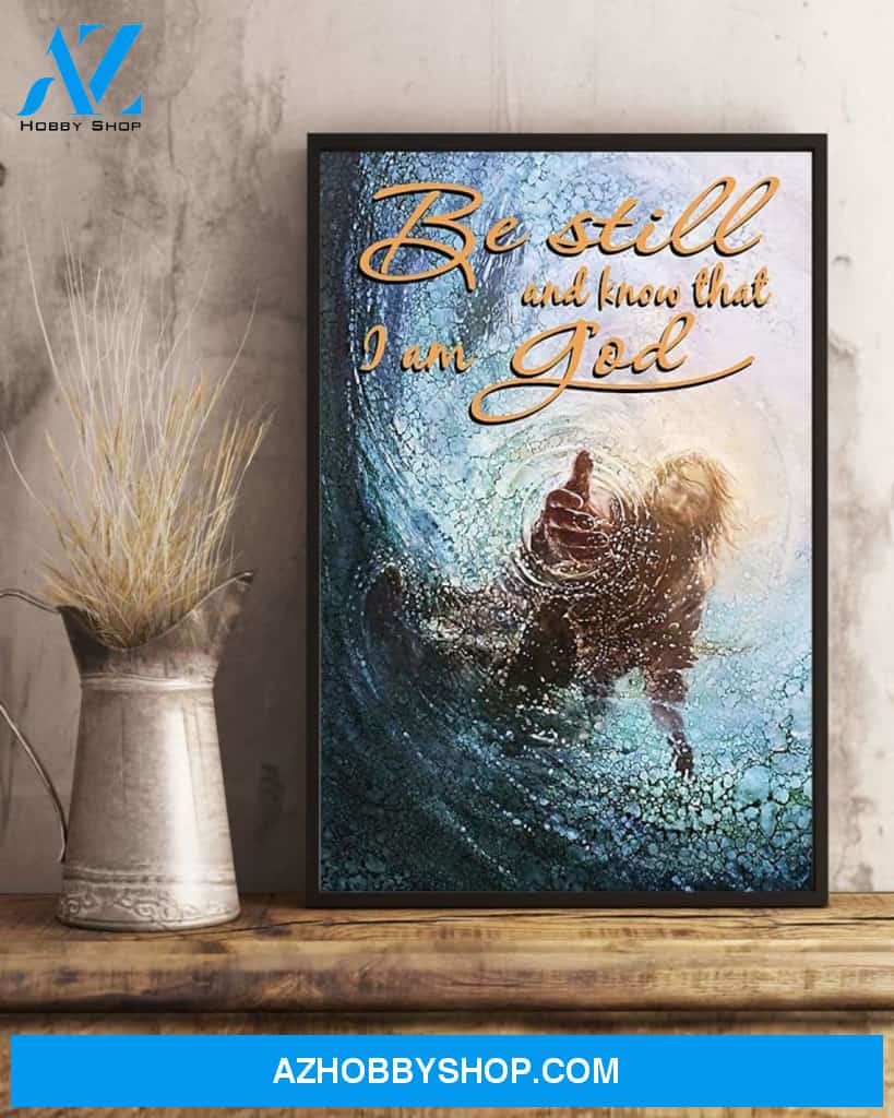 Custom Canvas Jesus Give Me Your Hand Water Ocean