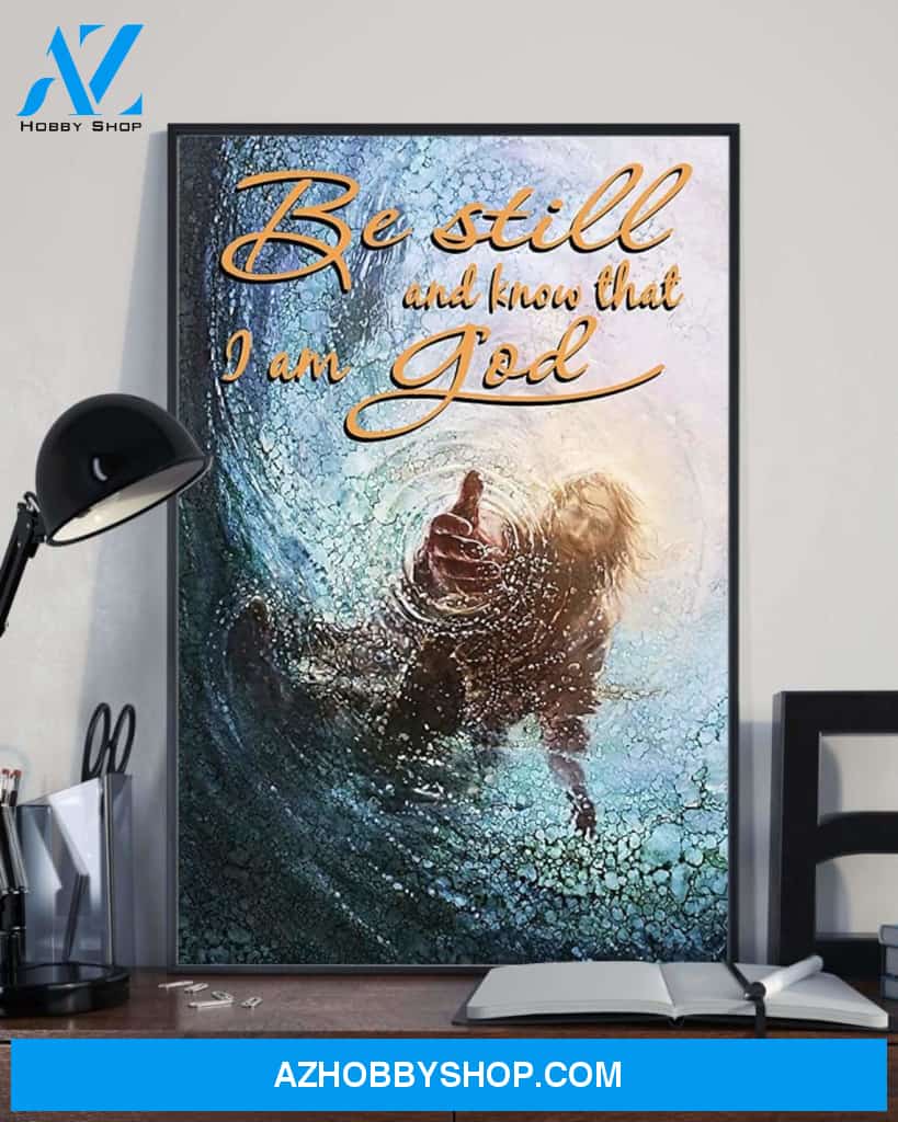 Custom Canvas Jesus Give Me Your Hand Water Ocean