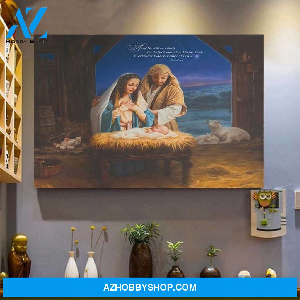 Custom Canvas Jesus Canvas, God Is Born, Just Have Faith, Jesus Memorial Canvas