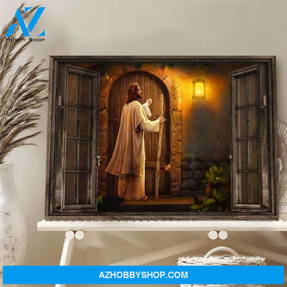 Custom Canvas Jesus knocks the door, Canvas Home