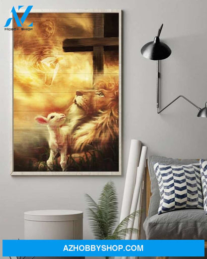 Custom Canvas Jesus - Lion - Lamb Canvas