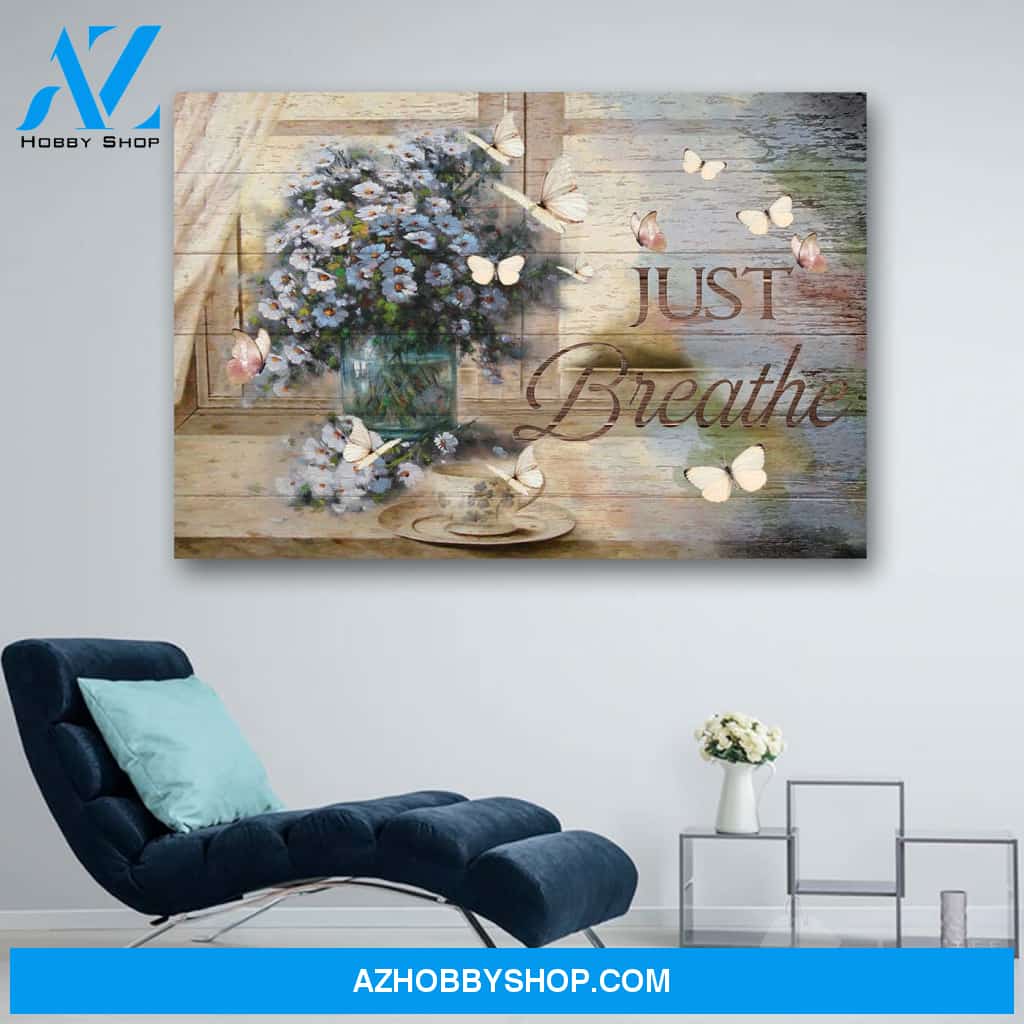 Custom Canvas Just Breathe 2 - Canvas, Jesus Canvas