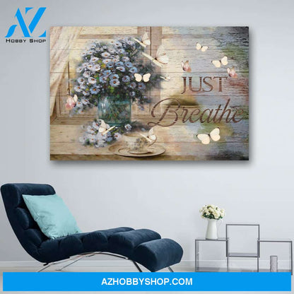 Custom Canvas Just Breathe 2 - Canvas, Jesus Canvas