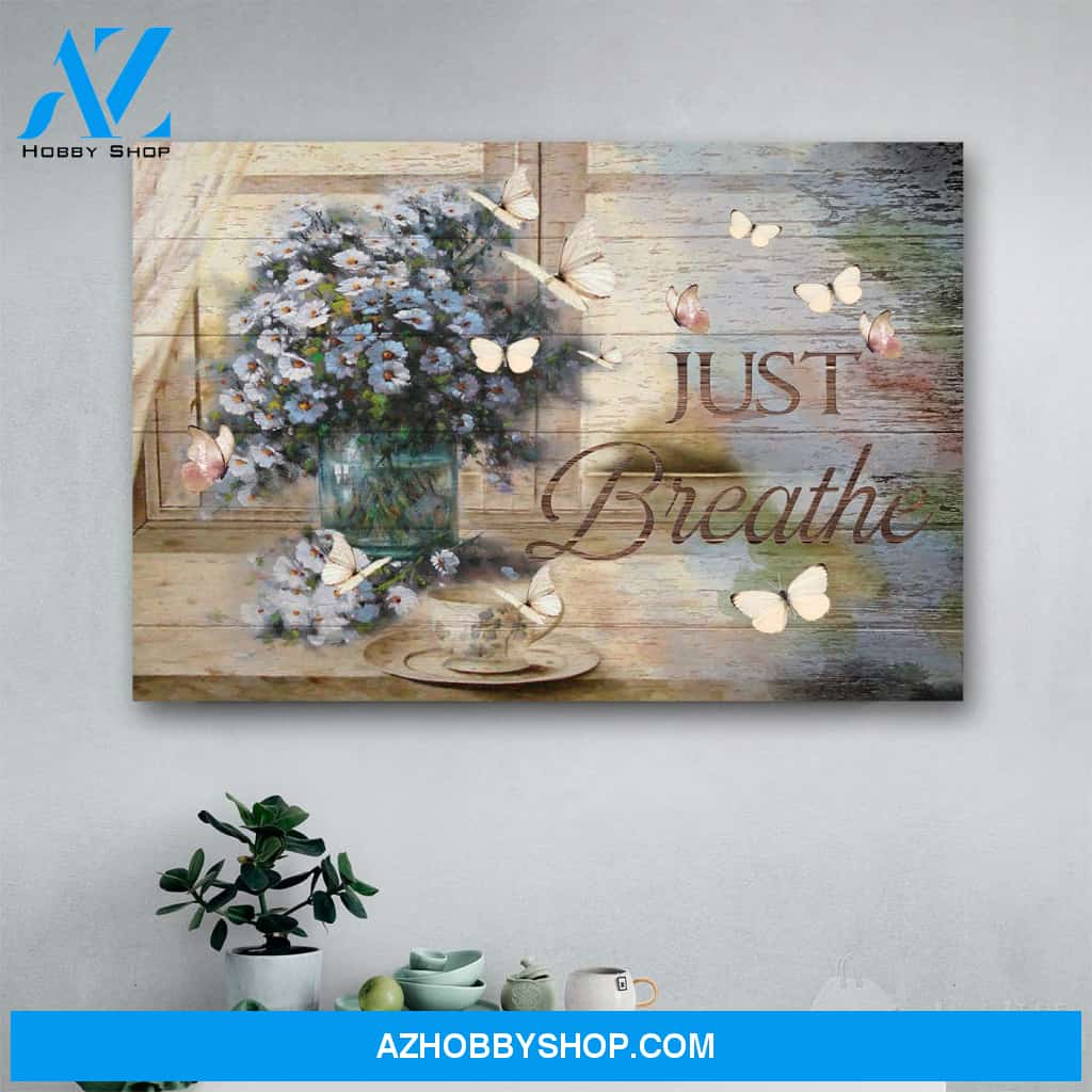 Custom Canvas Just Breathe 2 - Canvas, Jesus Canvas