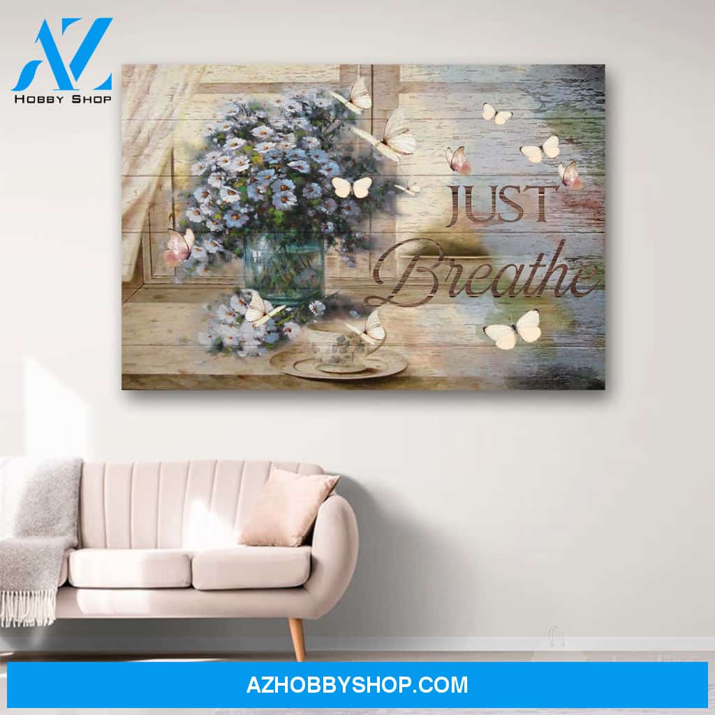 Custom Canvas Just Breathe 2 - Canvas, Jesus Canvas