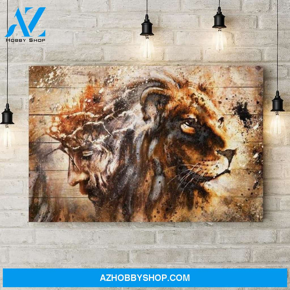 Custom Canvas Lion Jesus Canvas, Lion Of Judah