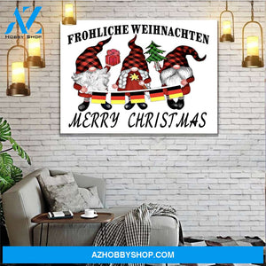 Custom Canvas Merry Christmas Canvas Print Wall Art