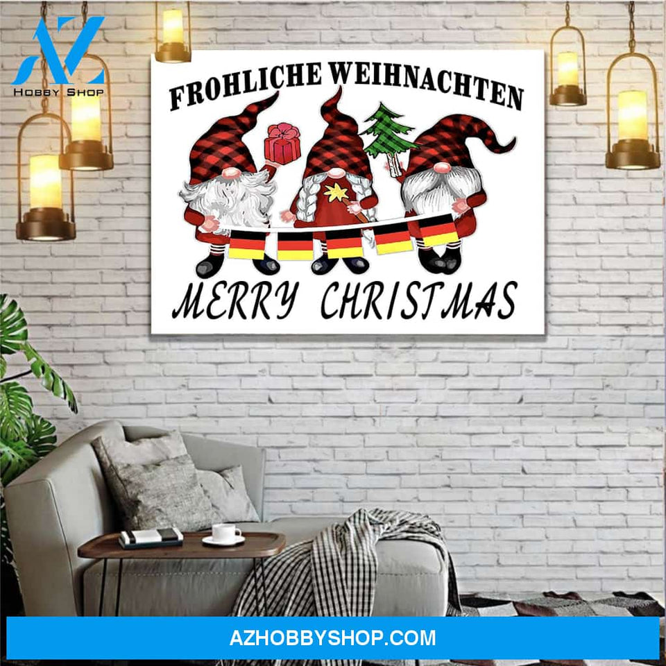 Custom Canvas Merry Christmas Canvas Print Wall Art