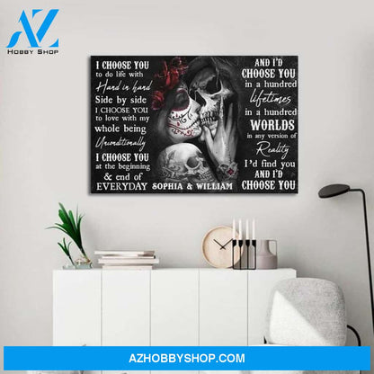 Custom Canvas Personalized Couple I Had You And You Had Me Poste