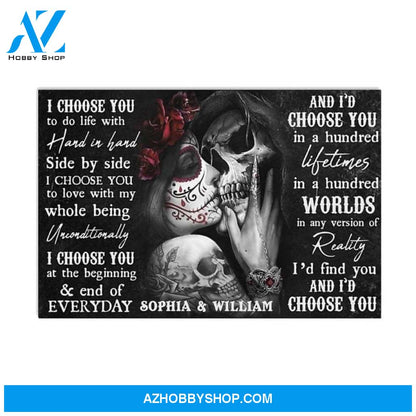 Custom Canvas Personalized Couple I Had You And You Had Me Poste