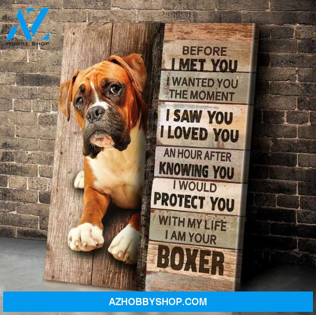 Custom Canvas Personalized Gift for Dog lover, Pet gift idea for dog lover, gift for pet lover