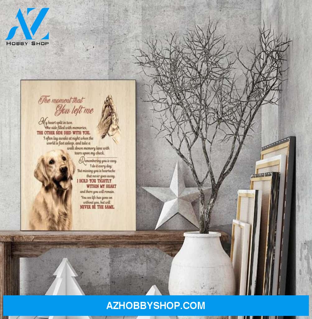 Custom Canvas Personalized Memorial Pet Gift Wall Art Canvas, Dog Lover Canvas