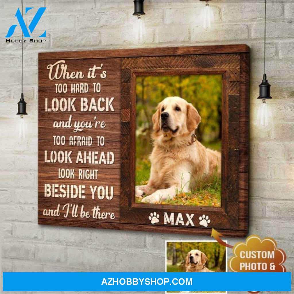 Custom Canvas Personalized Pet Photo Canvas gift for pet lover, Custom wall decor for dog cat lover