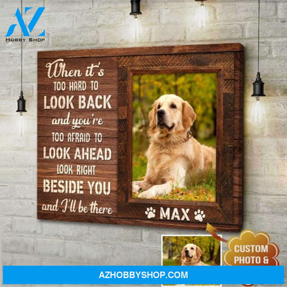 Custom Canvas Personalized Pet Photo Canvas gift for pet lover, Custom wall decor for dog cat lover