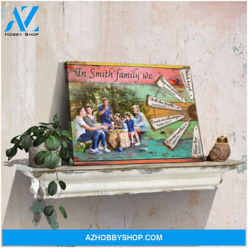 Custom Canvas Personalized Photo Gifts Family Photo Prints Farmhouse Wall Decor In this family Ohcanvas