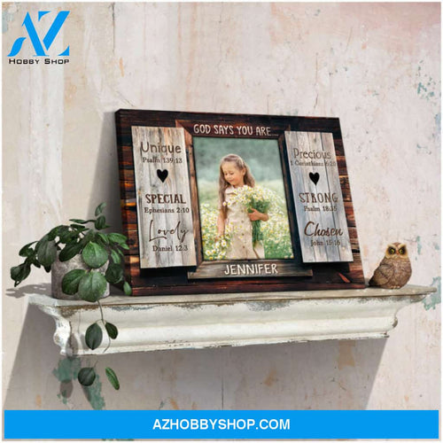Custom Canvas Prints Meaningful Photo Gifts God Says You Are Wall Art Window Farmhouse Decor Ohcanvas
