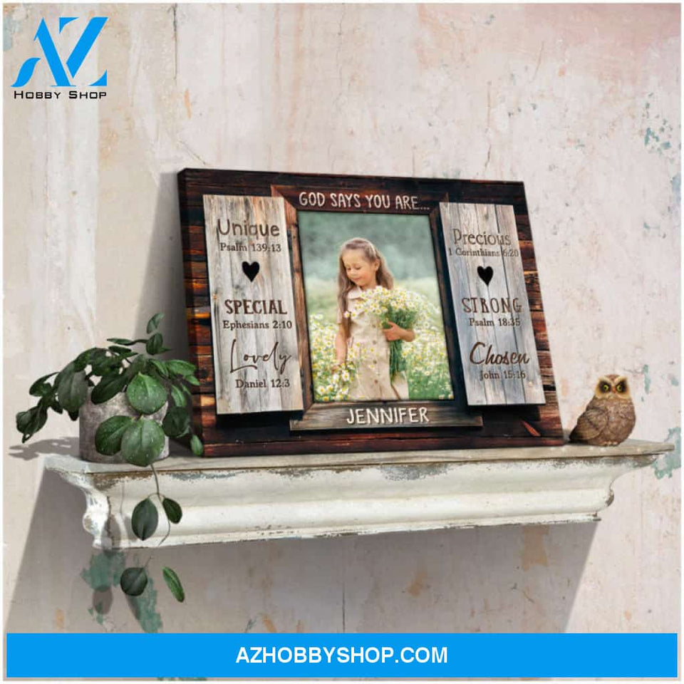 Custom Canvas Prints Meaningful Photo Gifts God Says You Are Wall Art Window Farmhouse Decor Ohcanvas