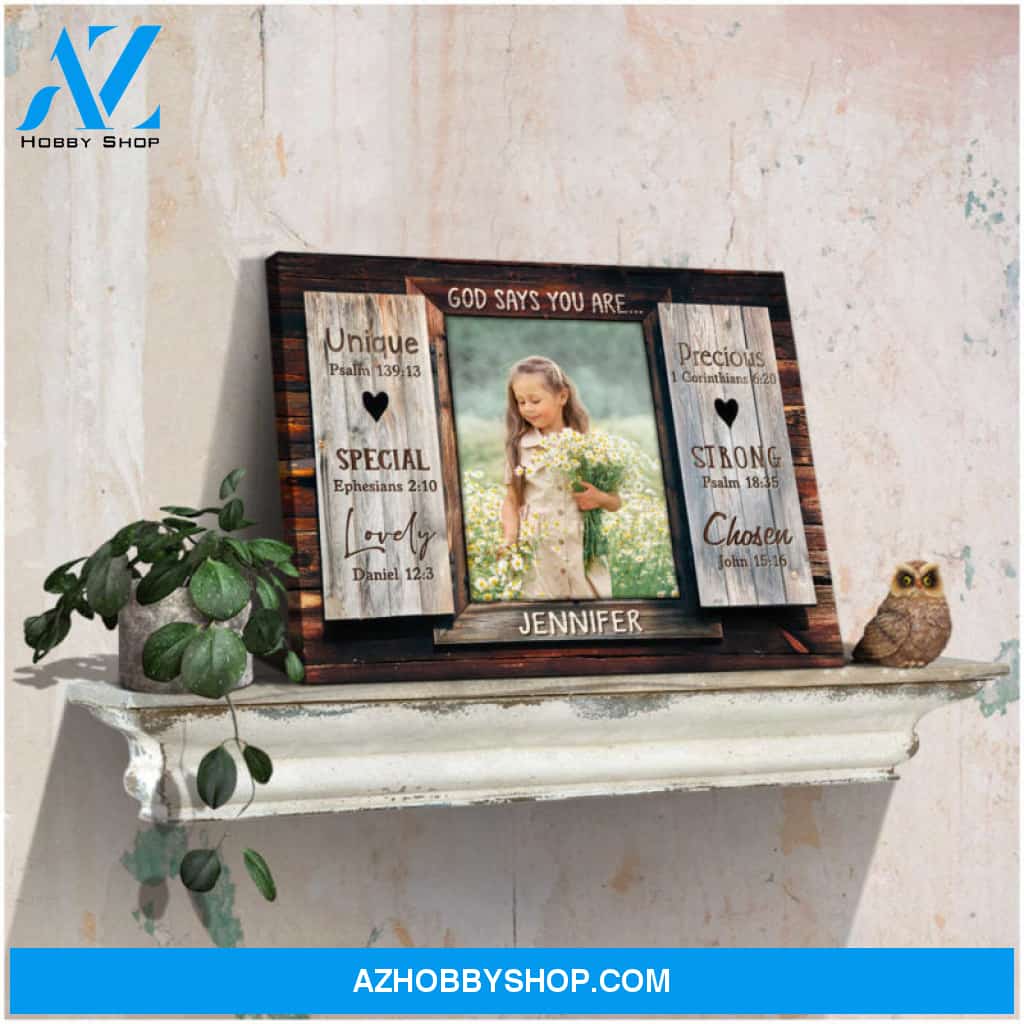 Custom Canvas Prints Meaningful Photo Gifts God Says You Are Wall Art Window Farmhouse Decor Ohcanvas