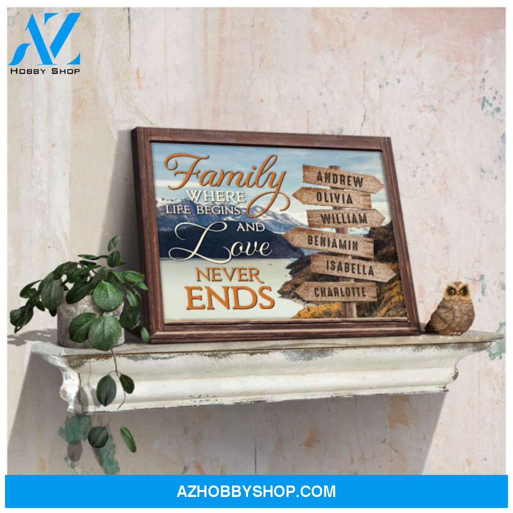 Custom Canvas Prints Personalized Gifts Family Gifts Mountain River Nature Views Ohcanvas