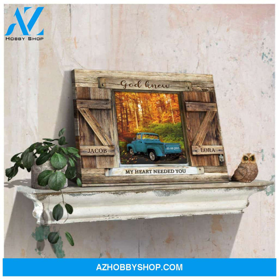 Custom Canvas Prints Personalized Gifts Farmhouse Window God Knew Ohcanvas