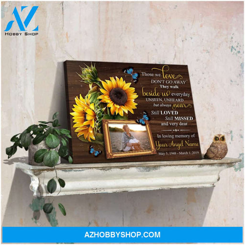 Custom Canvas Prints Personalized Gifts Memorial Photo Gifts Those we love Wall Art Decor Ohcanvas