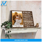 Custom Canvas Prints Personalized Gifts Wedding Anniversary Gifts Photo Gifts Life gave me the gift of you Wall Art Decor Ohcanvas