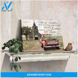 Custom Canvas Prints Personalized Gifts Wedding Anniversary Gifts The Love That Lets Us Share Our Name Beautiful Church and Floral Truck Wall Art Decor Ohcanvas