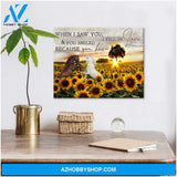 Custom Canvas Prints Personalized Gifts Wedding Anniversary Gifts When I saw you I fell in love Sunflower Farm and Couple Horses Wall Art Decor Ohcanvas