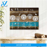 Custom Canvas Prints Personalized Names Family Gifts Beautiful Dandelion Art Wall Decor Ohcanvas