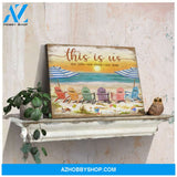 Custom Canvas Prints Personalized Names Family Gifts Beautiful Sunset Beach This Is Us Ohcanvas