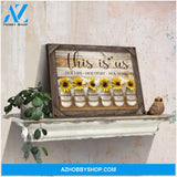 Custom Canvas Prints Personalized Names Family Gifts Sunflower Art This Is Us Ohcanvas