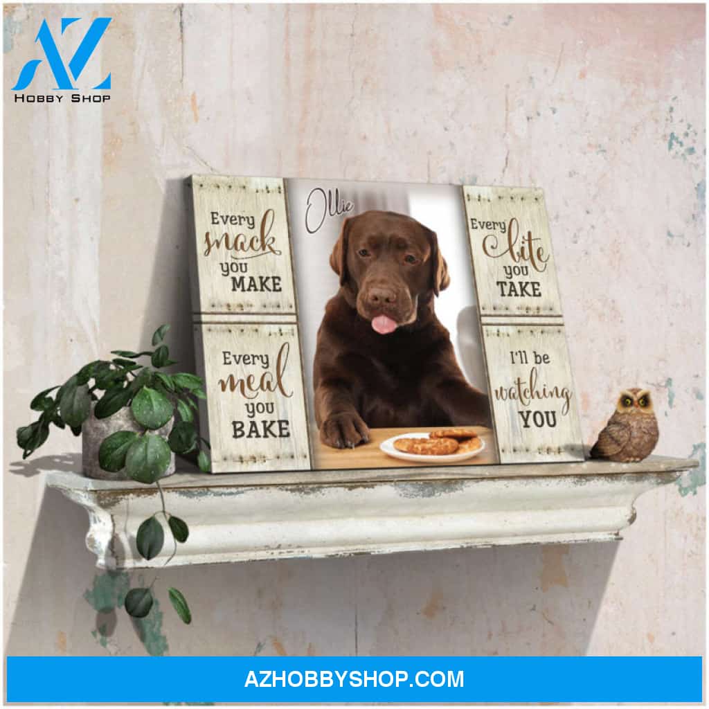 Custom Canvas Prints Personalized Pet Photo I'll be watching you Ohcanvas