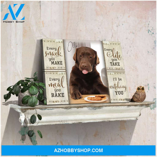 Custom Canvas Prints Personalized Pet Photo I'll be watching you Ohcanvas