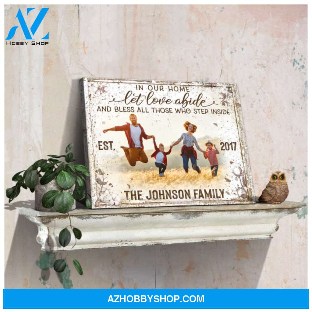 Custom Canvas Prints Personalized Photo Family Gifts Bless all those who step inside Farmhouse Ohcanvas