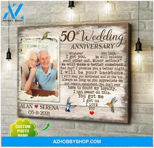 Custom Canvas Prints Personalized Photo Gifts 50th Wedding Anniversary Gifts For Couple Wall Art Ohcanvas