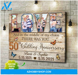Custom Canvas Prints Personalized Photo Gifts 50th Wedding Anniversary Gifts For Couple Wall Art Ohcanvas