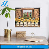 Custom Canvas Prints Personalized Photo Gifts Beautiful Family Gifts Butterfly And Sunflower Art Wall Decor Ohcanvas