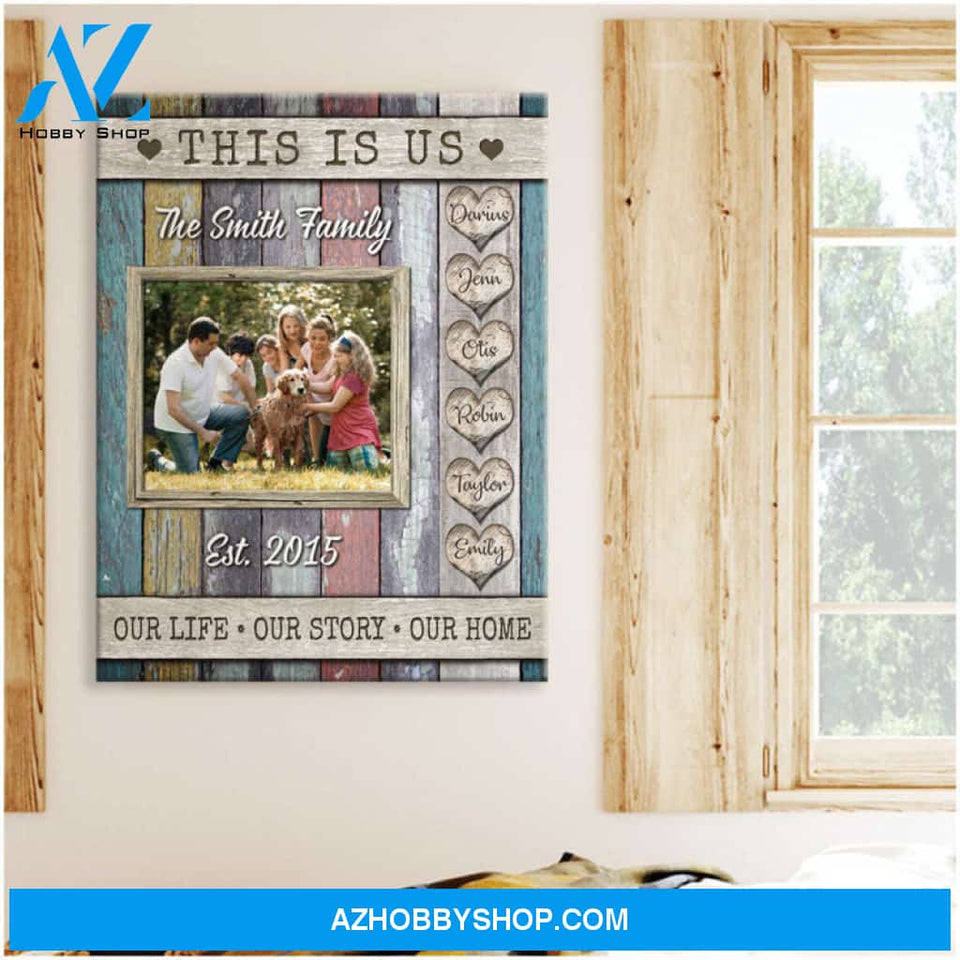 Custom Canvas Prints Personalized Photo Gifts Family Room Wall Decor This Is Us Ohcanvas
