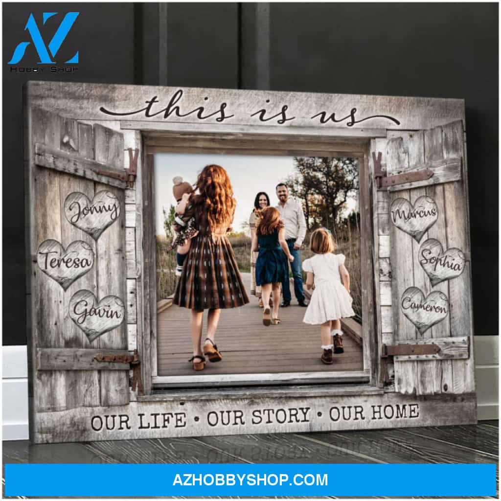 Custom Canvas Prints Personalized Photo Gifts Family This Is Us Wall Art Decor Ohcanvas