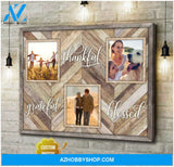 Custom Canvas Prints Personalized Photo Gifts Farmhouse Wall Decor Grateful Thankful Blessed Ohcanvas