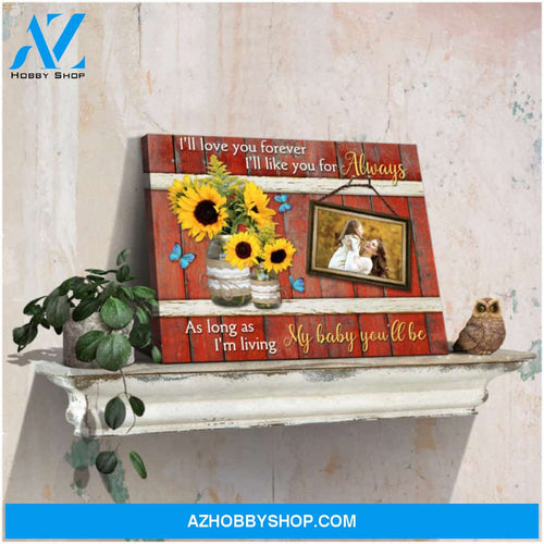 Custom Canvas Prints Personalized Photo Gifts Gift for Daughter My baby Ohcanvas