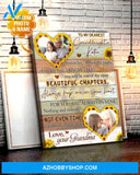 Custom Canvas Prints Personalized Photo Gifts Gift for Daughter To My Dearest Granddaughter Wall Art Decor Ohcanvas