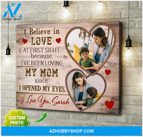Custom Canvas Prints Personalized Photo Gifts Gift for Her I Believe In Love Wall Art Decor Ohcanvas