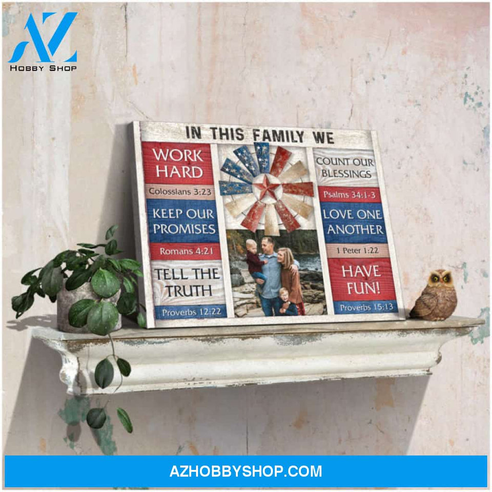 Custom Canvas Prints Personalized Photo Gifts In This Family We Ohcanvas