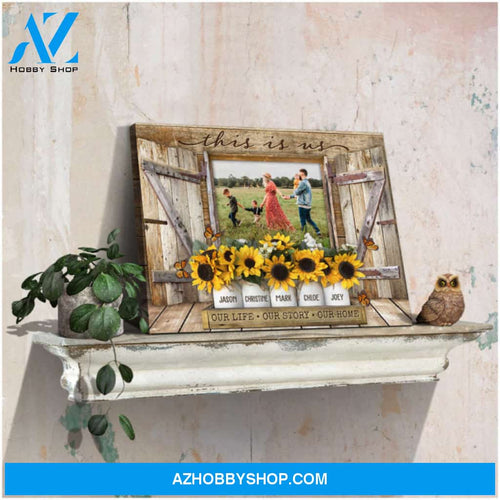 Custom Canvas Prints Personalized Photo Gifts Names Family Gifts This Is Us Ohcanvas