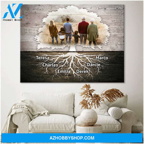 Custom Canvas Prints Personalized Photo Gifts Wall Art Decor Beautiful Family Tree Ohcanvas