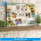 Custom Canvas Prints Personalized Photo Gifts Wedding Anniversary Gifts Sunflower And Beautiful Quotes Ohcanvas