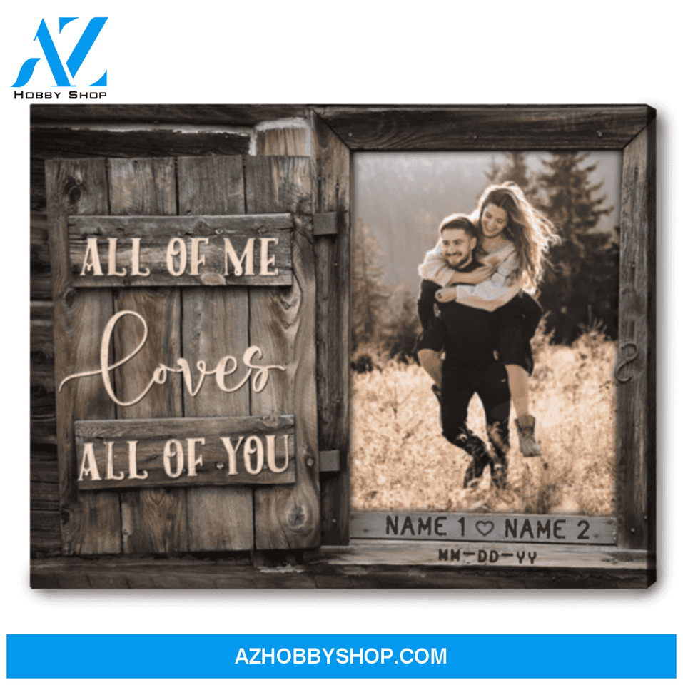 Custom Canvas Prints Personalized Wedding Gifts Anniversary Gifts For Her For Him Ohcanvas