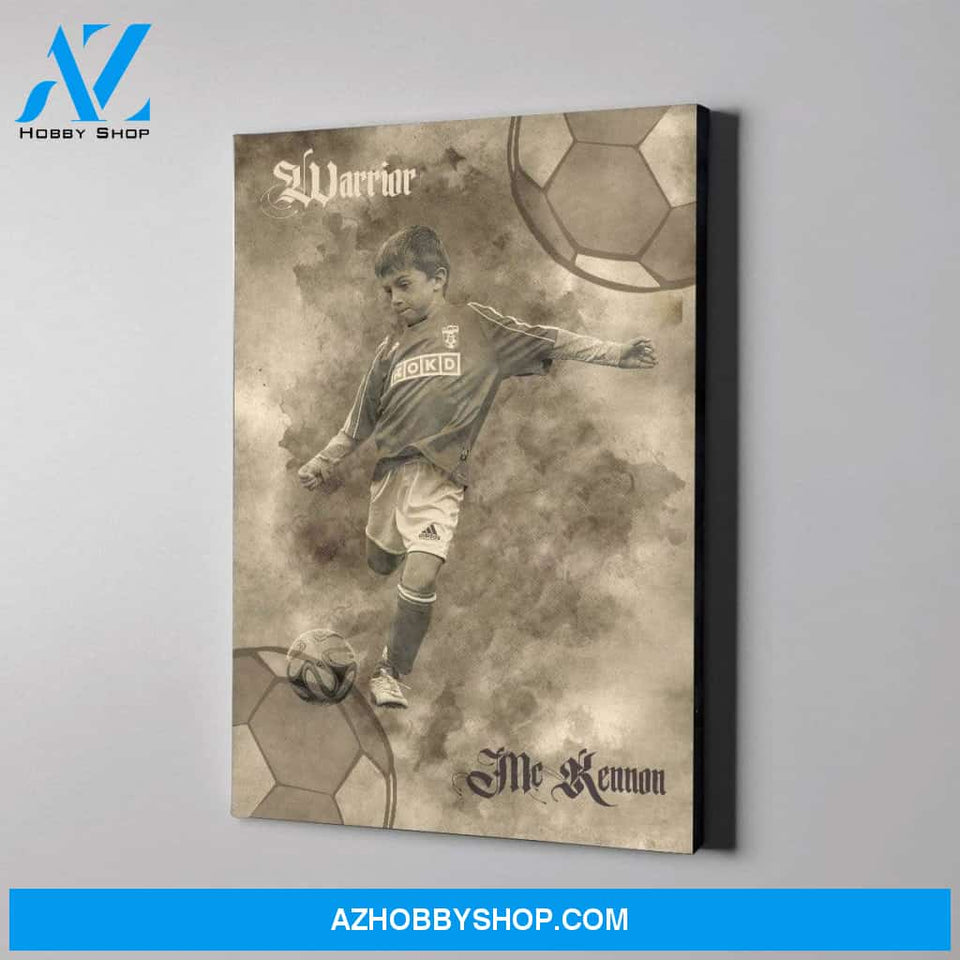 Custom Canvas Prints Soccer Player With Photo