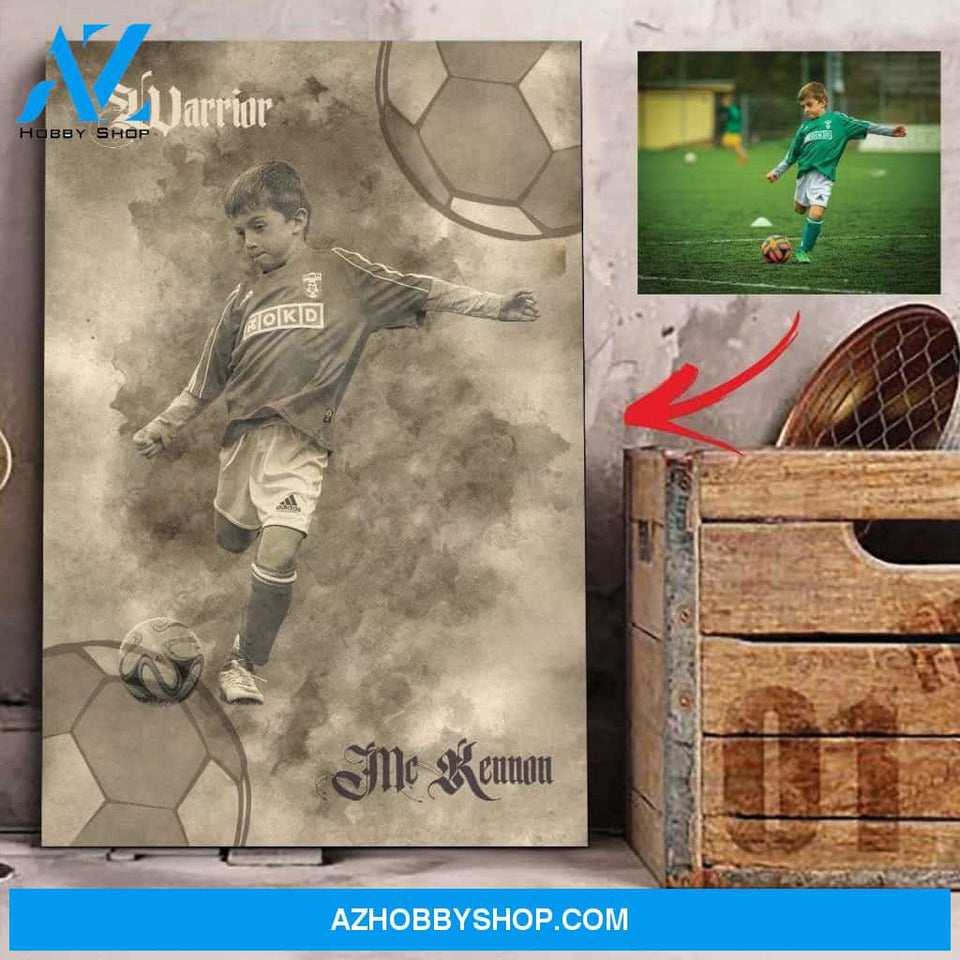 Custom Canvas Prints Soccer Player With Photo